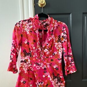 J. Crew Cherry Blossom Blouse